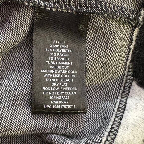 Social Standard By Sanctuary Sweater Woman's Medium Gray Black‎ Puff Sleeve - Picture 9 of 12